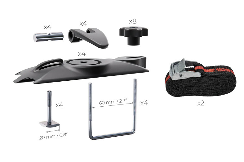 FIXING KIT FOR ROOF BOXES 2026
