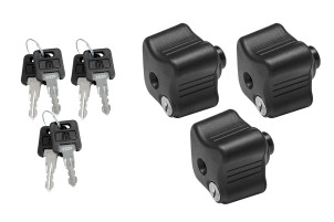 DIEBSTAHLSICHERER FAHRRADTRÄGER KNAUF - 3 STK