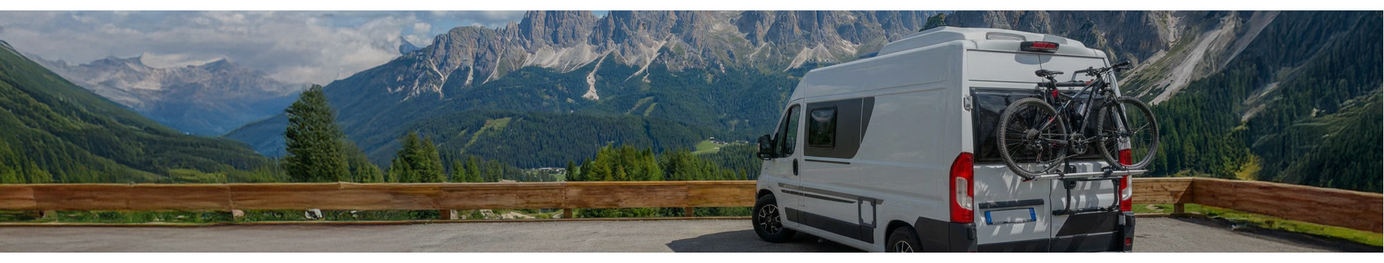 Camper van bike racks